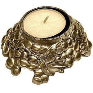 SEAGULL PEWTER Grape Candle Holder Etain Zinn
